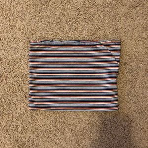 Brandy Melville rainbow striped tube top